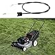 LT Easiyl 2 Stück Gaszug für Rasenmäher Motorsteuerleitung 183281 532183281 290699 Kompatibel mit Briggs Stratton Kompatibel mit Poulan Kabellänge 1358mm