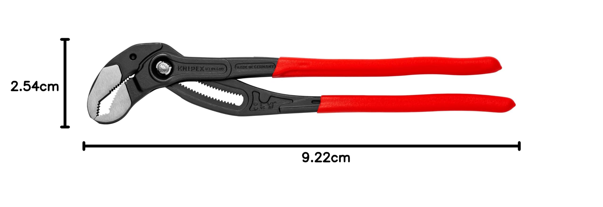 KNIPEX - 87 01 400 narzędzi - Szczypce do pomp wodnych Cobra XL (8701400US)