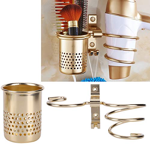 Suporte para Secador de Cabelo, Estação de Suporte para Secador de Cabelo Montado na Parede Suporte