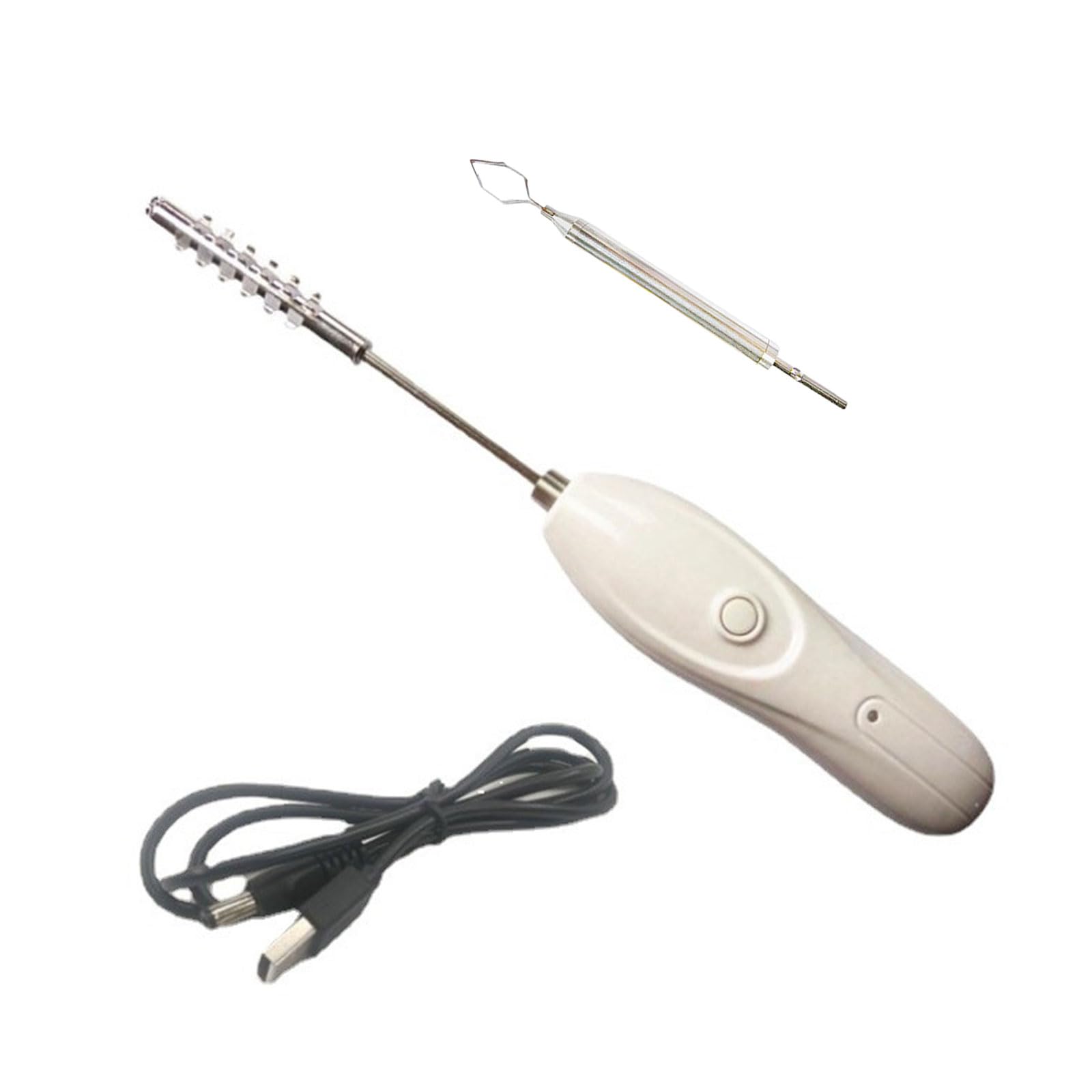 Portable Electric Fruit And Vegetable Corer With 1200mAh Battery For Kitchen Or Camping Use Rotating Cutter