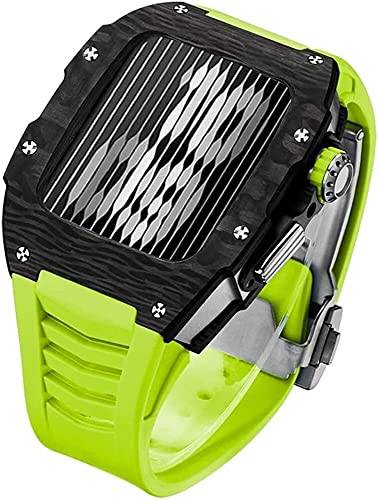 Bracelet fibre fluorée anti-irritation pour Apple Watch 45mm et iWatch 44mm