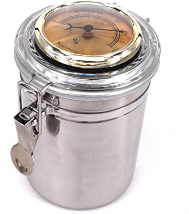 TS002G Tobacco Jar Tobacco Storage Jar Herb Container Stainless Steel Airtight