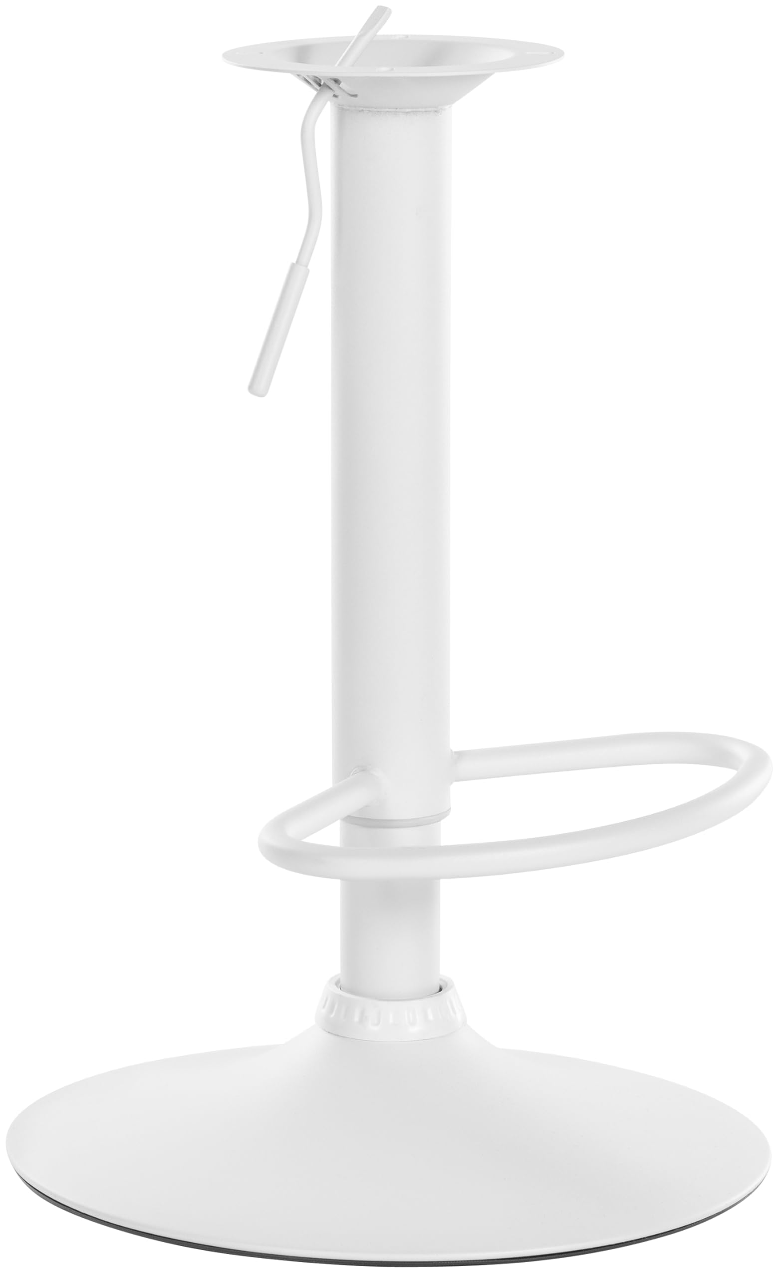 CLP XL-Gestell Für Barhocker I Verstärkte Barhockersäule I 8 X 8 Oder 10 X 10 cm Lochabstand I DIY Barhocker Bis 150 Kg | Farbe weiß Größe 10 x 10 cm