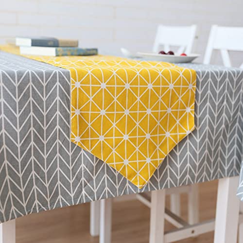 Chemin de table en grille pour maison rustique et décoration de table de ferme de charme