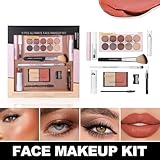 All in One Makeup Kit, 11 PCS Makeup Set for Women - Complete Cosmetic Bundle with Eyeshadow Palette, Lipstick, Highlighters, Mascara & Brushes, Ideal Makeup Gift Set for Beginners and Daily Use - Image 9