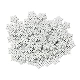 Schöne Craft Verschönerung 100 Stück Neuheit Schneeflocken Holzknöpfe Verzierungen für 17 mm Handwerk