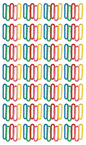 Beistle 144 Piece Assorted Color Plastic Hawaiian Tropical Leis Luau Necklaces New Year’s Eve Party Favor Supplies