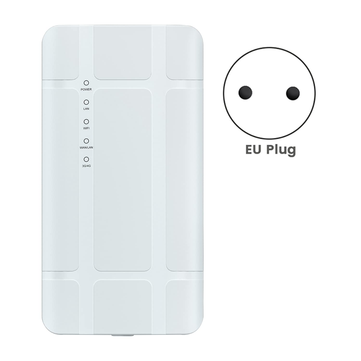 Router WiFi CPE Esterno 4G Router Wireless 300M IP65 Supporto Bridge Wireless Impermeabile Gestione Remota (Spina UE)