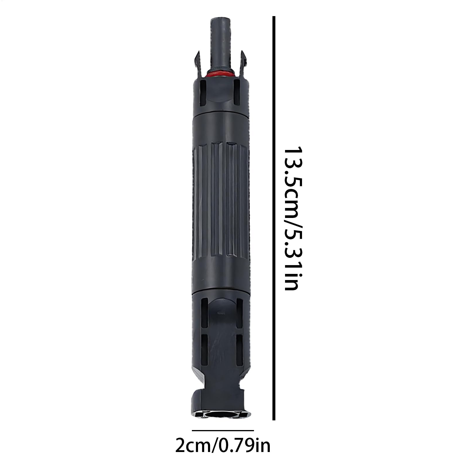 4 portafusibles solares de 15 A – Portafusibles en línea IP67 impermeable con fusible MC4, conector macho y hembra adecuado para panel solar, controlador e inversor en sistema fotovoltaico CC 1000 V