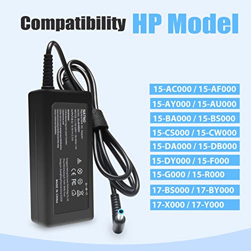 19.5V 2.31A 45W Ac Adapter/Laptop Charger/Power Supply For Hp 15-Bs000 17-Bs000: 15-Bs168Cl 15-Bs010Ds 15-Bs013Dx 15-Bs060Wm 15-Bs192Od 15-Bs033Cl 15-Bs095Ms 15-Bs015Dx 15-Bs020Wm 17-Bs049Dx #TOP1