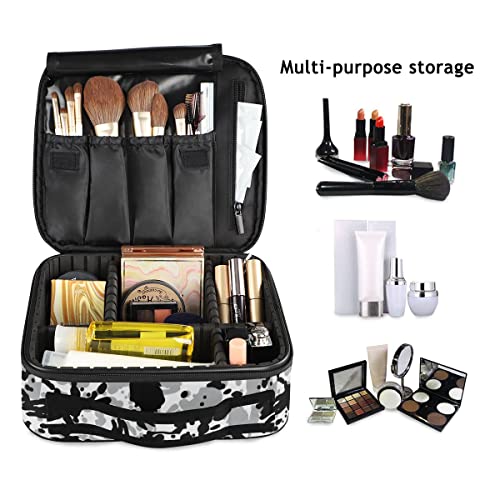 Trousse de maquillage voyage GAIREG compartimentée anti-choc mandala - 5