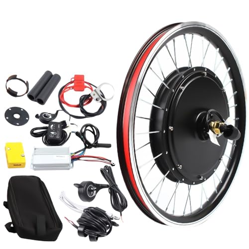 SEANESZTI Electric Bike Conversion Kit 20" 48V 1000W, Front Wheel
