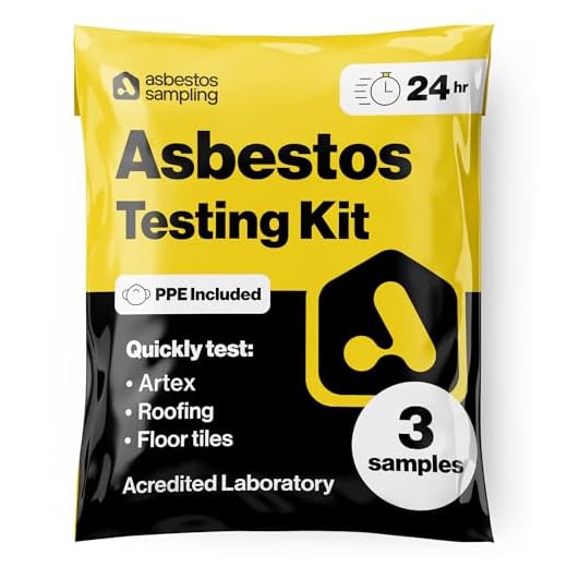 Kits completos de prueba de amianto (3 muestras)