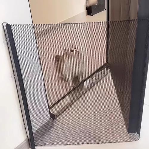 Treppenschutzgitter Türschutzgitter Ausziehbar 0-180 cm Kinderschutzgitter Hundegitter Baby Schutzgitter für Treppen und Türen Ausziehbares Sicherheitsgitter Schutzgitter Treppe Ohne Bohren(180*78CM)