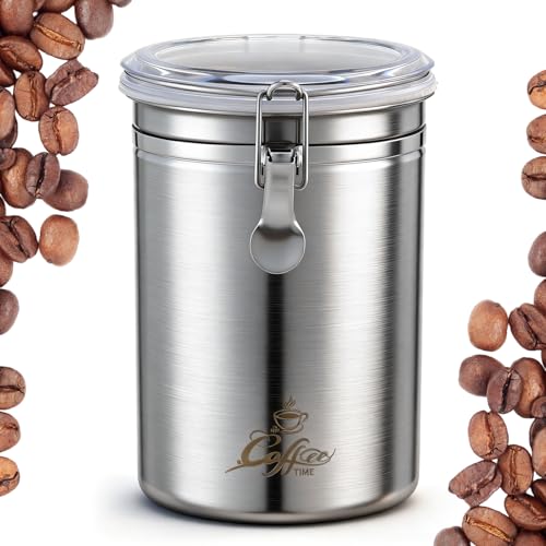 LemonRoad Coffee Canister 62 oz with Airtight Lid