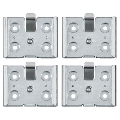 Reliable Hardware Company RH-9007-4-A Caster Plate Set, Stainless Steel, 4 Count Cover