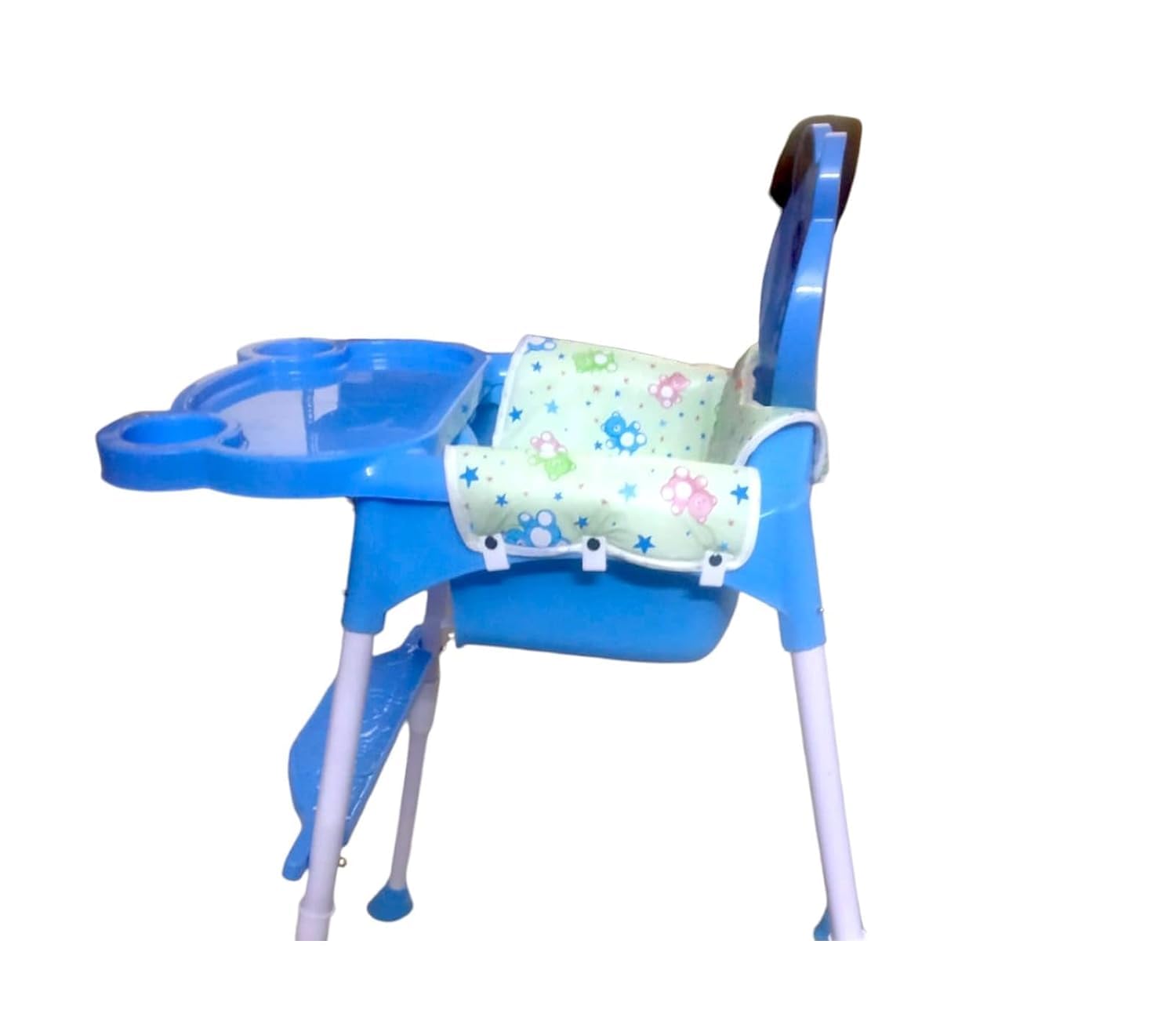 Pampam Sweety Baby Feeding Chair, 3-in-1, High Chair, Low Chair, Baby Chair, Blue 3