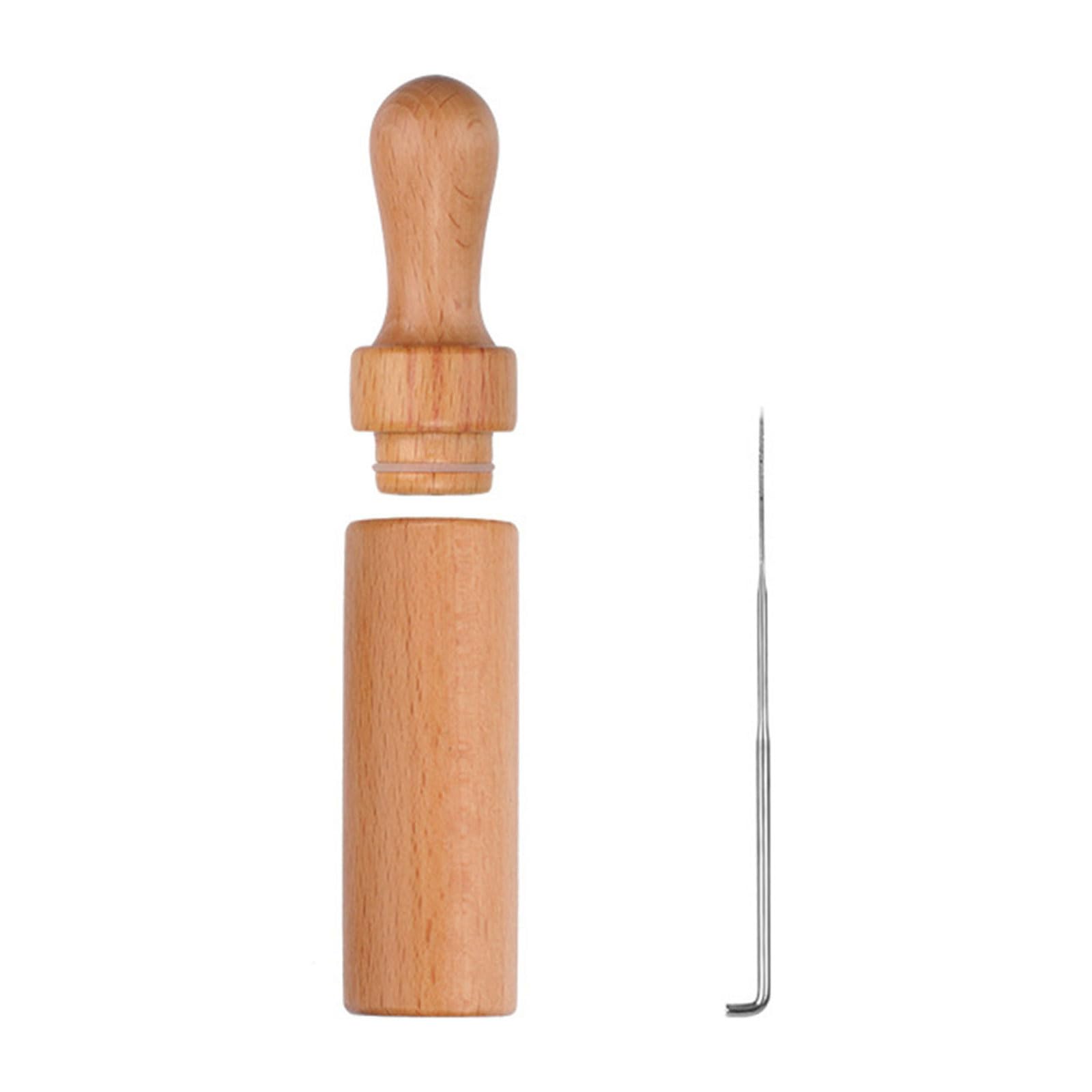 Buxuaaaa Set 4 Felting Needle Handle With Felting Needle Embroidery Punching Tool Multiple Handle For Wool Felted Toy
