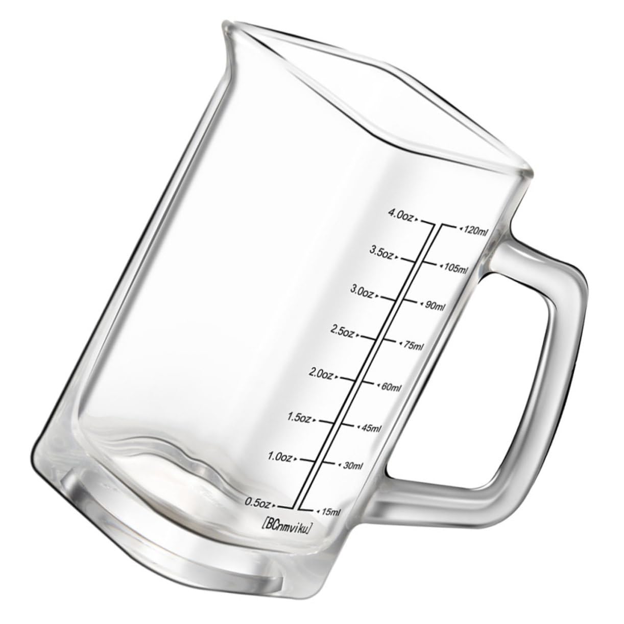 5 Pièces Tasse De Mesure De Verre Pour Tasses Portable Gobelets Café Tasse à Mesurer Liquide Gobelet Verseur Expresso Berceur De Verre Verseur En Transparent Un