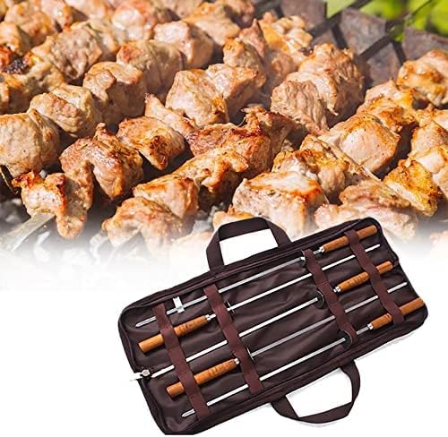 不锈钢烧烤串 Kebab Kebab 宽刃（颜色：A，尺寸：5 件）