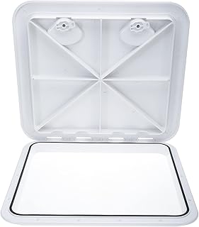 Amarine Made Marine Deck Hatch Boat Deck Hatch Access Hatch & Lid 20" X 18" - White(460 x 510mm) (White)