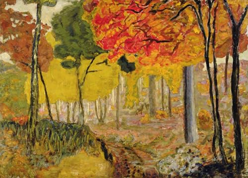 Imprimé sur toile Les biches dans les sous-bois 60x90cm