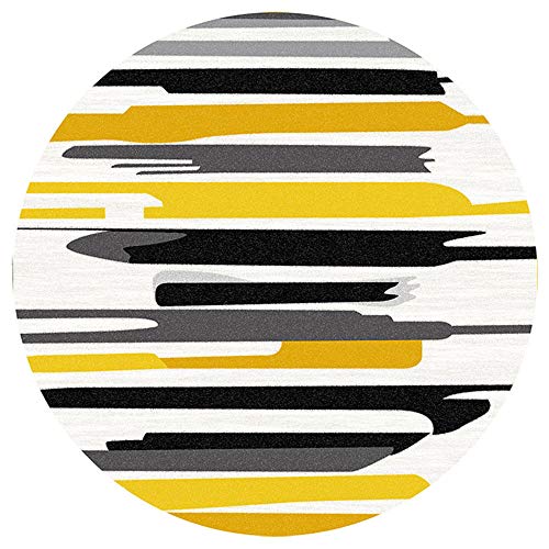 WJW-DT Alfombra Redonda para Sala de Estar Habitación para niños Cocina Vestíbulo Color/Moderno Minimalista Estilo Geometría Alfombra/Lavable 90100120160180200 200cm-El 120cm