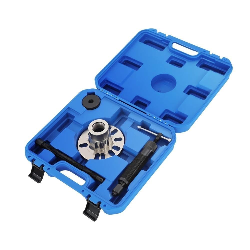 Extractor de Cojinetes Herramienta Universal extracción Cubo Rueda hidráulica 10T, Extractor 10 toneladas, Acero al Carbono 45# Kit de Extractor de Engranajes(Blue)