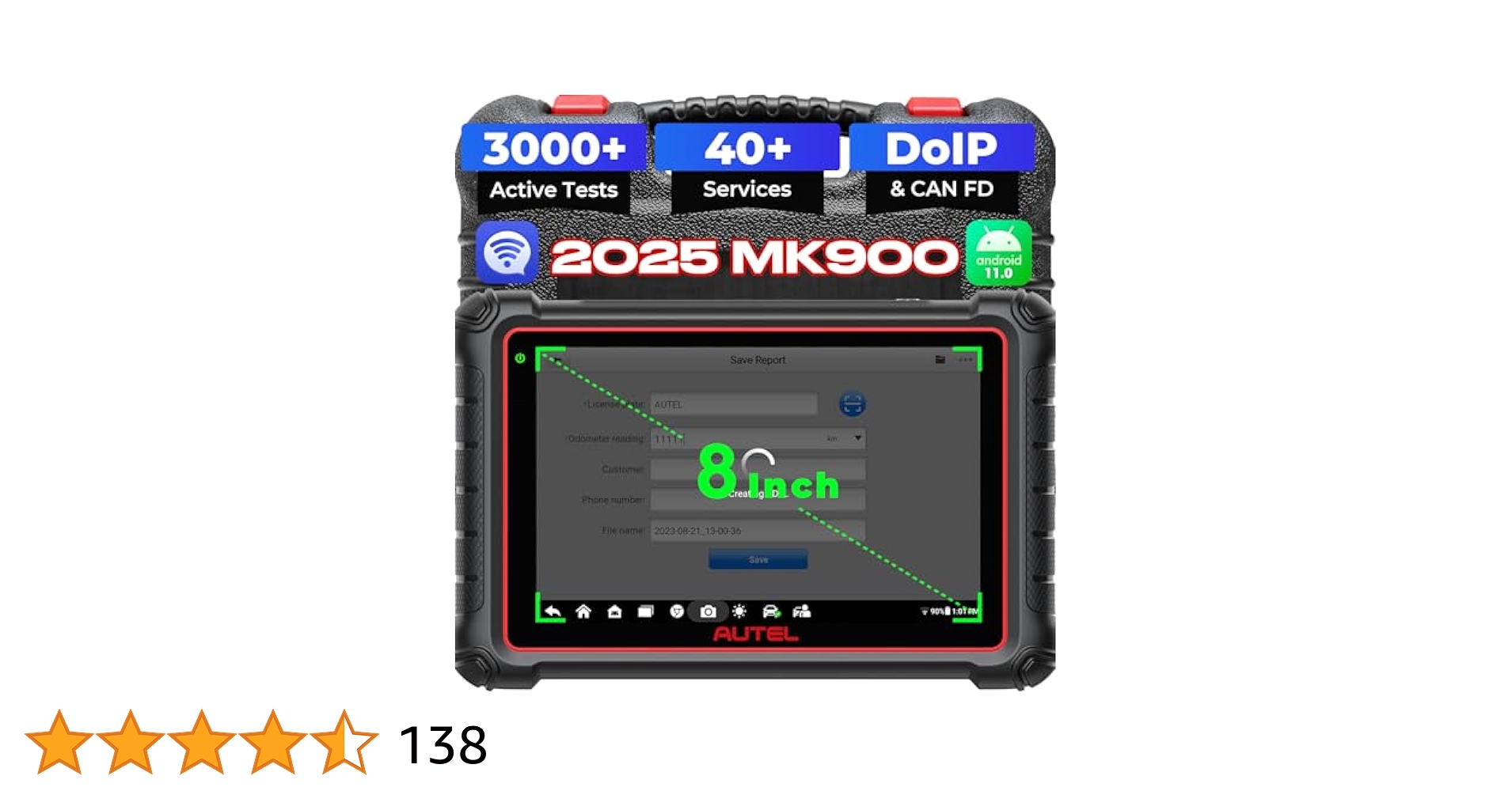 新品・日本語設定 Autel MK808K-BT OBD2 診断機 DPF再生 完売】Autel MK808 OBD2診断機 25特殊機能 全車システム診断 一