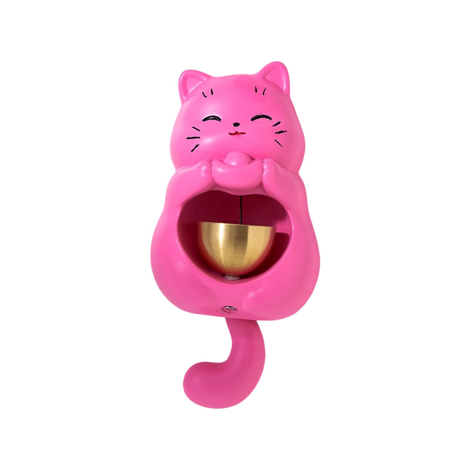Nucelit Lucky Cats Statue Door Chimes Entryway Alert Bells for Home and Store Entrance Decoration Hanging Doorbell Gift Entryway Decoration