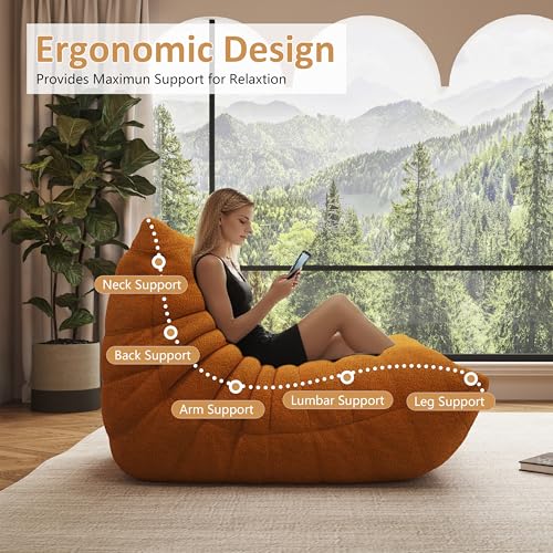 Image of Modular Sectional Sofa Couches L-Shape Couch 3 Seat Modular Sofa Memory Foam Sectional Couches for Living Room, (Yellow, Loveseat)