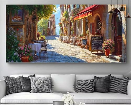 DIY Tableau Strass Diamant Canevas Débutant Kit complet 5D peinture paysage urbain moderne