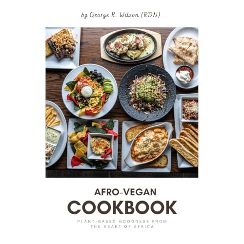 AFRO-VEGAN COOKBOOK Audiolibro Por George R. Wilson (RDN) arte de portada