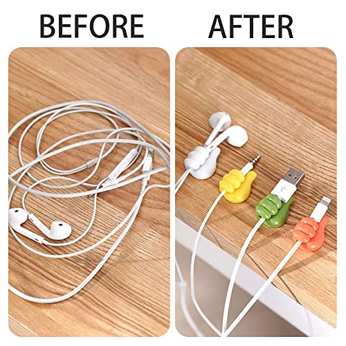 CERETIA 36 Pcs Modern Silicone Rubber Thumb Hooks, 9 Color, J-shape, Waterproof, Rust Resistant, 4.4 lb Capacity, Key Holder, Wall, Kitchen, Bathroom, Living Rooms, Bedrooms, Offices by CERETIA - Image 2