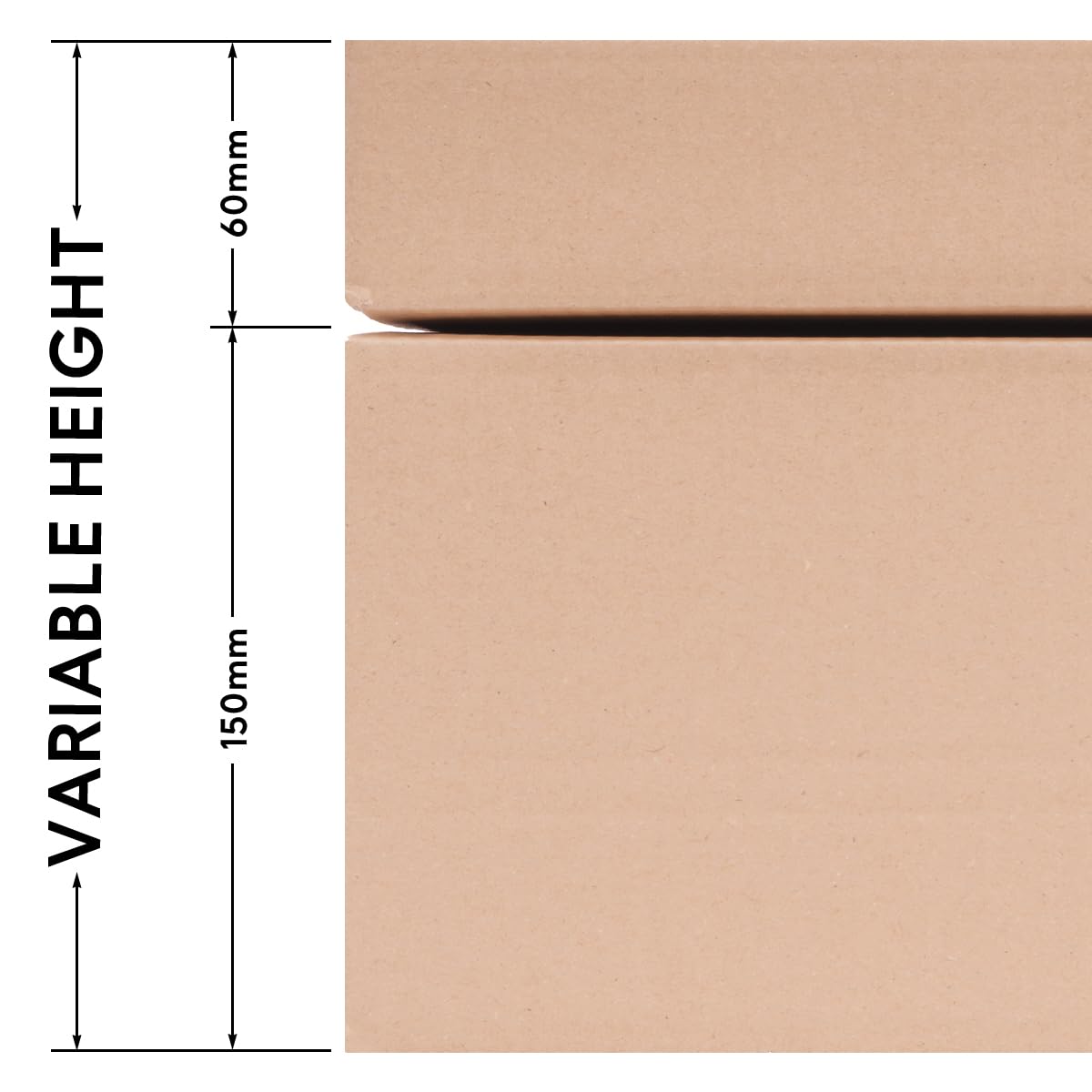 verpacking 100 Cartoni da imballaggio 25 x 20 x 14 cm marroni per spedizioni DHL - Scatole di cartone un'onda KK 26