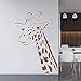 Adesivo Murale Giraffa Decorazione Testa Di Giraffa Adesivo Murale Adesivo In Vinile Decorazione Soggiorno 42X30Cm