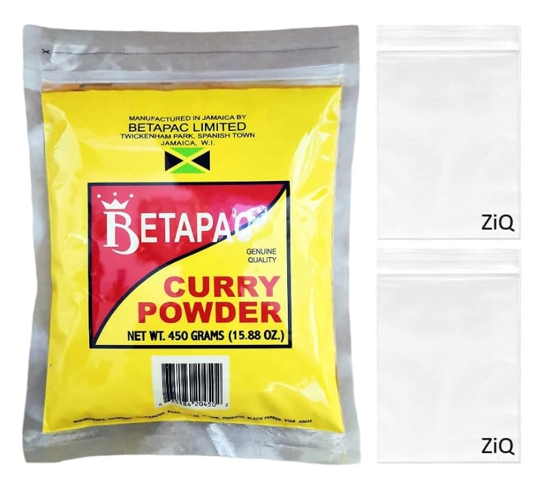 Curry Powder 450G (15.88OZ) / BETAPAC LIMITED/ZiQ zip lock back 2pc (6x4)