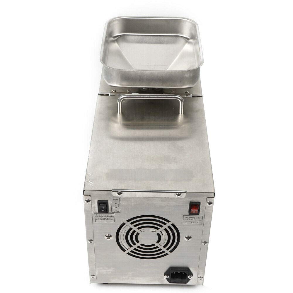 Automatyczna wyciskarka do oleju, 1500 W, ze stali nierdzewnej, do orzechów ziemnych, sezamowych, oliwek, nasion orzecha włoskiego