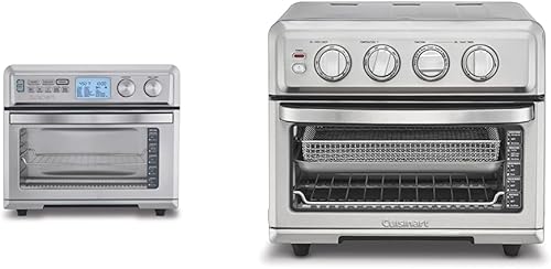 Cuisinart TOA-95 - Horno tostador digital para freidora de aire, horno y freidora de aire premium de 1800 vatios + horno tostador de convección,