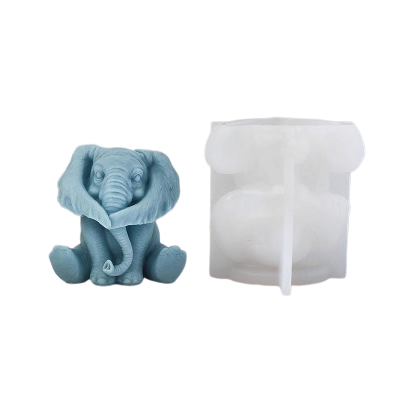Stampo In Silicone Grainrain Per Candele E Sapone Fai Da Te: Forma Animale (orso, Elefante, Cavallo) – 8x8,3 Cm