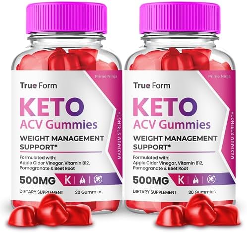 True Form Gummies, True Form Keto + ACV Gummies, True Form Keto ACV, True Form SS Keto Gummies Official Weight Management Advanced Formula (2 Bottles)
