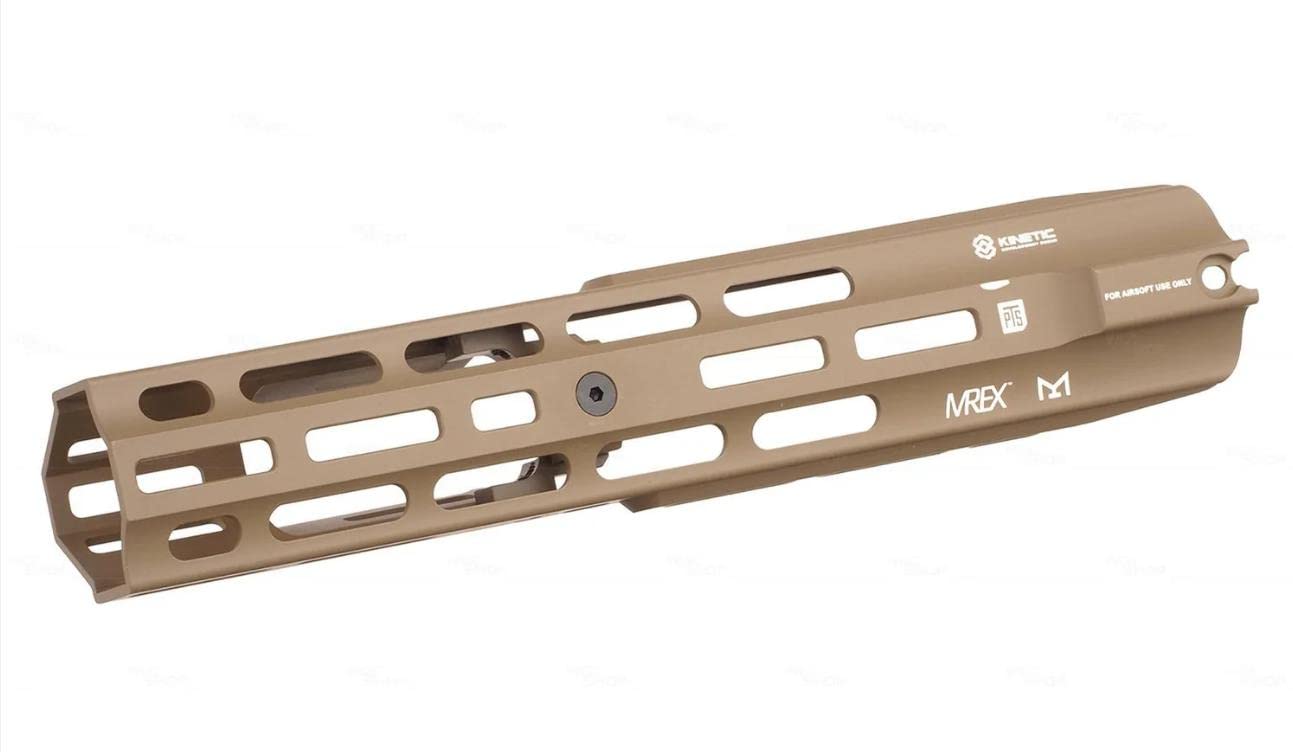 【極美品】PTS Kinetic SCAR MREX M-LOK ハンドガード PTS Kinetic SCAR MREX M-LOK MK2 2.2in レイルハンドガード (BK/DE)
