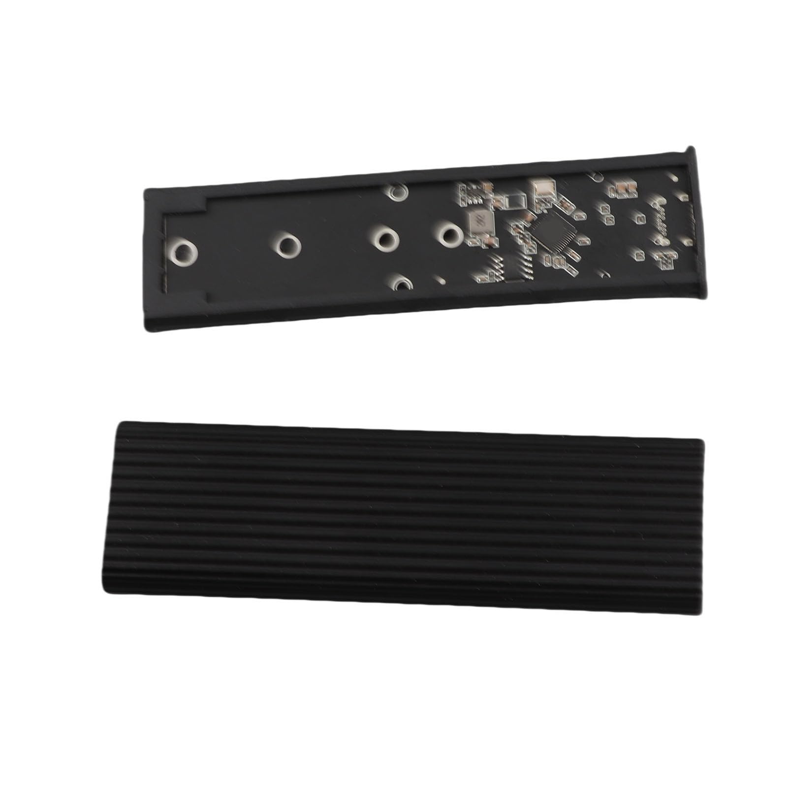 Adaptador de Gabinete SSD M.2 NGFF SATA Caso de Alumínio à Prova Choque e Resistente Ao