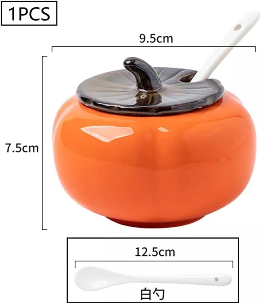 Ceramic seasoning pot box kitchen supplies combination household kitchen supplies salt oil bottle pot