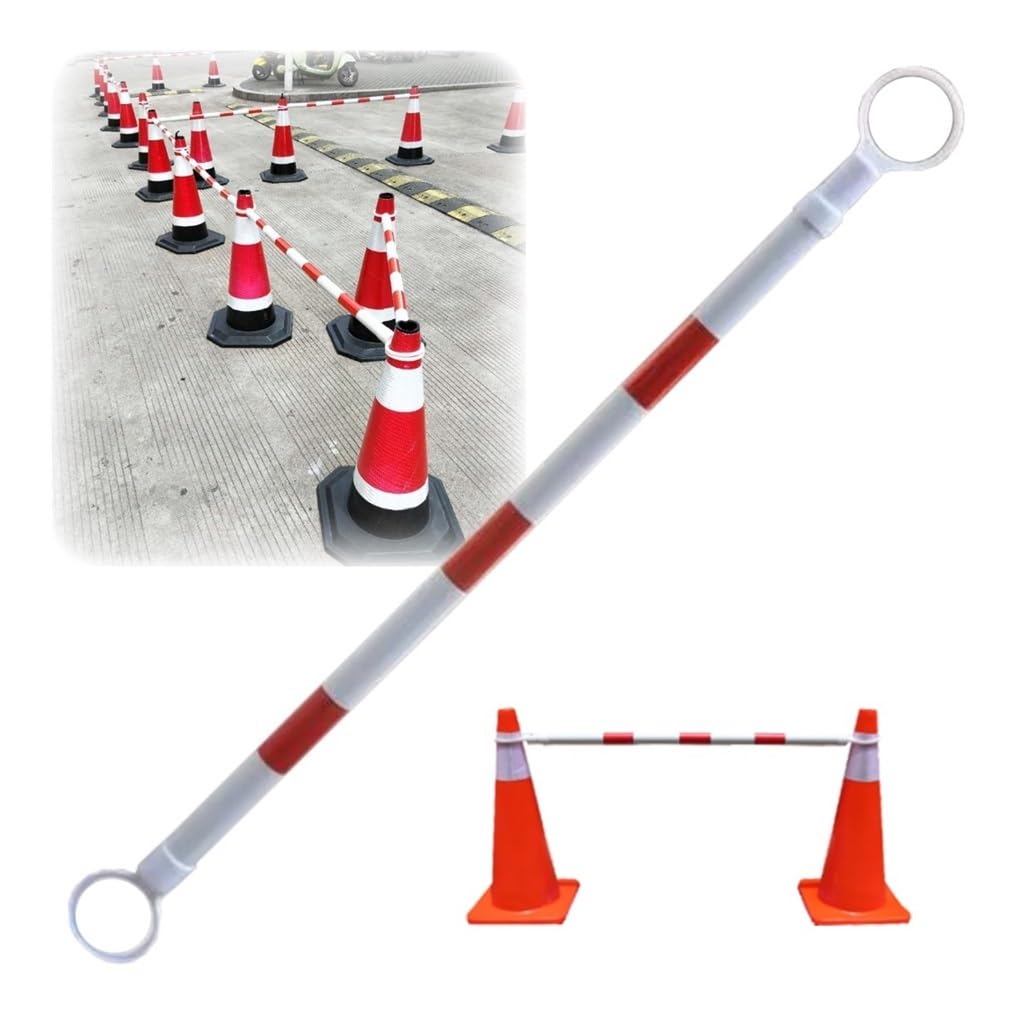 Poteau de sécurité télescopique 1,25-2m lot de 8 barrière pour foule