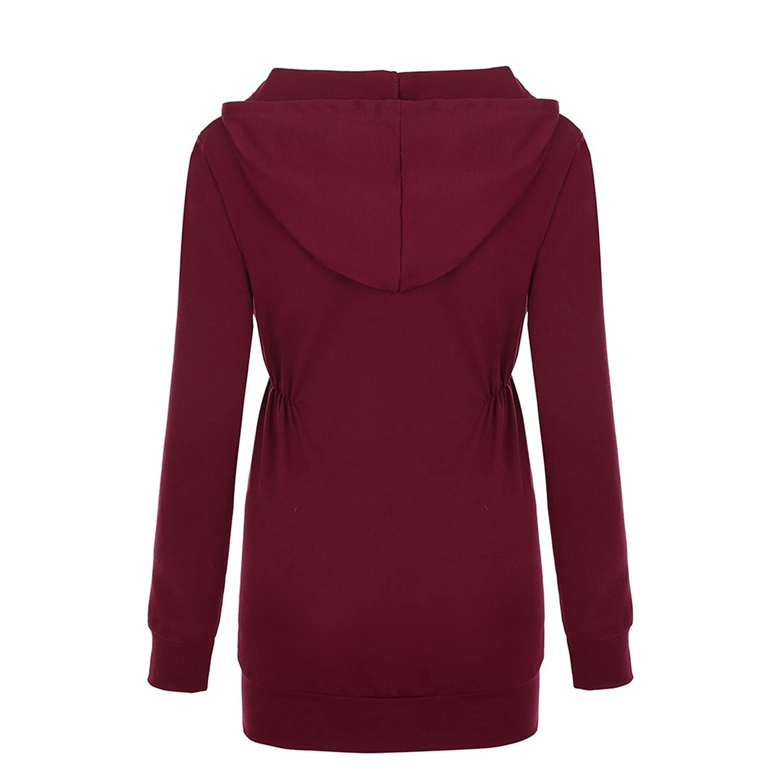 Damen Schwangere Jacke Sweatshirt Umstandspullover Stillen Hoodie Langarm Umstandsmode Stillpullover Kapuzenpullover Langarmshirt Stilloberteil Schwangerschaft