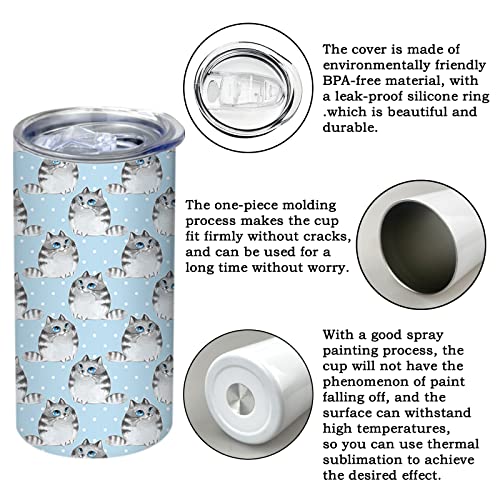 AiHeart 12oz Sublimation Straight Skinny Tumblers,8pack Sublimation Stainless Steel Blanks Bulk,Double Wall Vacuum Tumblers with Shrink Wrap Films and Straws,Great DIY Gift for Kid and Toddler - Image 5