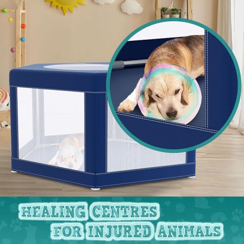 XVISHX Cercadinho para Cachorro Tipo Hexagonal de 45 X 45