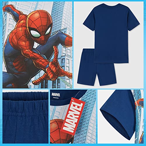 Marvel Boys Pyjamas Superhero Kids Short PJs4
