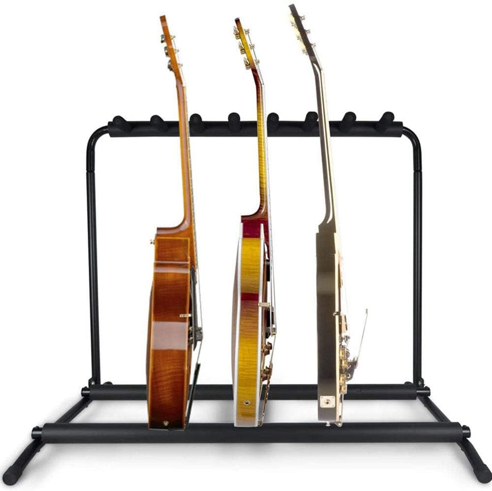 Pyle, Multi Guitar Stand 7 holder, Foldable Guitar Rack, Guitar